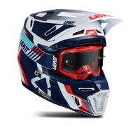Leatt Moto 8.5 V25 MX Helmet Kit with Goggles RoyalL Royal