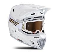 Leatt Moto 8.5 V25 MX Helmet Kit with Goggles WhiteXL White
