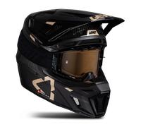 Leatt Moto 9.5 MX Helmet With Goggles CarbonM Carbon