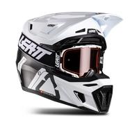 Leatt Moto 9.5 V26 MX Helmet Kit with Goggles Carbon WhiteXXL Carbon White