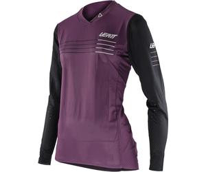 Leatt MTB Gravity 4.0 Ladies Bicylce Jersey, black-purple, size M for Women