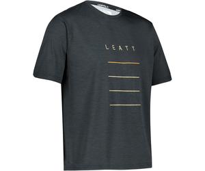 Leatt MTB Trail 1.0 Line Short Bicycle Jersey, black, size S for Men