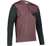 Leatt MTB Trail 4.0 Bicycle Jersey, dark red, size M