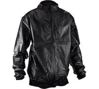 Leatt Race Cover Smoke Motocross Rain Jacket, black, size M