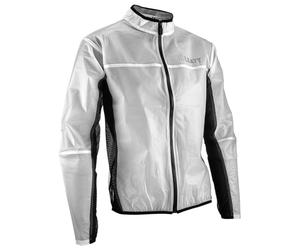 Leatt - RaceCover Rain Jacket - Cycling jacket size S, grey