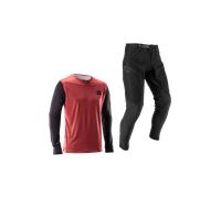Leatt Ride Kit MTB Gravity 1.0 Youth MTB Clothing Kit Dusty RedS Dusty Red