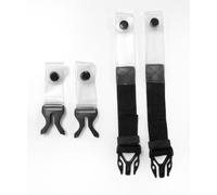 Leatt 4.5/5.5/6.5 Adult Strap Kit Black