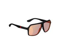 Leatt Theviz Andes Polarized Sunglasses Clear Red 14% Red 14% Satin Black
