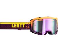Leatt Velocity 4.5 Iriz CT Motocross Goggles, purple/yellow, One size