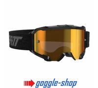 LEATT VELOCITY 4.5 MOTOCROSS MX GOGGLES - IRIZ BLACK / BRONZE LENS