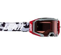 Leatt Velocity 5.5 Camo 2024 Motocross Goggles, grey-red for Men