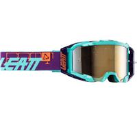 Leatt Velocity 5.5 Iriz Logo 2024 Motocross Goggles, purple/turquoise/orange, One size