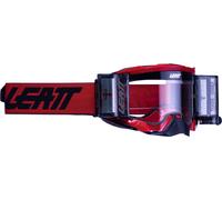 Leatt Velocity 5.5 Roll-Off Motocross Goggles, red, One size