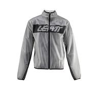 Leatt Race Cover Motocross Rain Jacket, white, size XL for Men