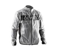 Leatt Race Cover Motocross Rain Jacket, white, size 2XL for Men