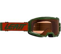 Leatt Vizion 2.5 Motocross Goggles, green/orange, One size