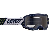 Leatt Vizion 2.5 Stripes Motocross Goggles, white-blue-yellow-multicolored for Men