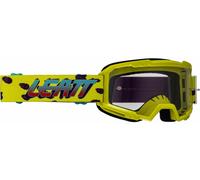 Leatt Vizion 2.5s Cheetah Junior Motocross Goggles, yellow, One size