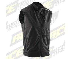LEATT WATERPROOF & WINDPROOF MX MOTOCROSS & ENDURO RACE VEST - BLACK