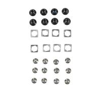 Leatt Bolt Kit Complete X-frame Pair Silver unisex