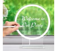 Leave A Message 5V USB Neon Light Sign with Erasable Marker Pen,LED Neon Audio Guest Book Table Sign with Holder Base For DIY Wedding Party Office Spa Salon Storefront Business Reception Decor
