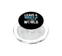 Leave a Wake in the World Water Ski PopSockets PopGrip for MagSafe