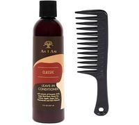 Leave-In Conditioner & Wide Tooth Comb Bundle | As I Am Leave In Conditioner for Afro Hair & Curly Hair | Detangling & Moisturizing Afro Hair Products for Healthy Curls | Wide Tooth Comb