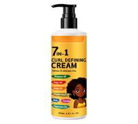 Leave-In Curl Cream, Curl Defining Cream, Frizz Control Moisturizer, Daily Hair Care Accessory，1