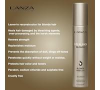 L'ANZA Healing Blonde Rescue, Leave-in Bleach Damage Reconstructor, Renews Strength, Replenishes Moisture, And Protects Hair Color, With Triple UV and heat Protection (5.1 Fl Oz)