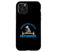 Leave it all on the Reformer Pilates cat Lover funny animal Case for iPhone 11 Pro