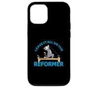 Leave it all on the Reformer Pilates cat Lover funny animal Case for iPhone 12/12 Pro