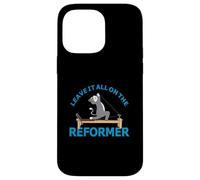 Leave it all on the Reformer Pilates cat Lover funny animal Case for iPhone 14 Pro Max