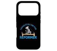 Leave it all on the Reformer Pilates cat Lover funny animal Case for iPhone 17 Pro