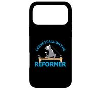 Leave it all on the Reformer Pilates cat Lover funny animal Case for iPhone 17 Pro Max