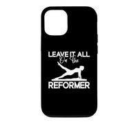Leave It All On The Reformer Pilates Instructor Teacher Case for iPhone 12/12 Pro