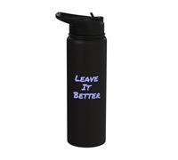 Leave It Better I Love Our Planet - Eco Warrior Statement Stainless Steel Insulated Water Bottle