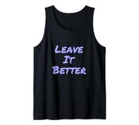 Leave It Better I Love Our Planet - Eco Warrior Statement Tank Top