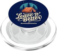 Leave It Better Scouting America Camping Tent & Stars PopSockets PopGrip for MagSafe
