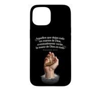 Leave It in God's Hands Proverbs 3:5-6 Spanish Christian Case for iPhone 15