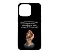 Leave It in God's Hands Proverbs 3:5-6 Spanish Christian Case for iPhone 15 Pro Max