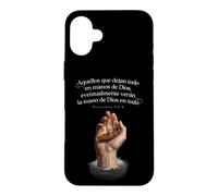 Leave It in God's Hands Proverbs 3:5-6 Spanish Christian Case for iPhone 16 Plus