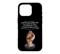 Leave It in God's Hands Proverbs 3:5-6 Spanish Christian Case for iPhone 16 Pro