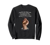 Leave It in God's Hands Proverbs 3:5-6 Spanish Christian Sweatshirt