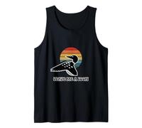 Leave Me A Loon Funny Common Loon Lovers Retro Birdwatcher Tank Top