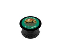 Leave Me A Loon Waterbird Lovers Vintage Bird-watching PopSockets Adhesive PopGrip