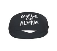 Leave Me Alone Elevate Your Performance with Fashionable Sweatbands - Ideal for Any Activity!