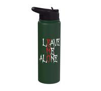 Leave me Alone | Emo Clothes | Emocore Emo Music Fan | Emo Stainless Steel Insulated Water Bottle