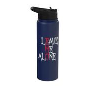 Leave me Alone | Emo Clothes | Emocore Emo Music Fan | Emo Stainless Steel Insulated Water Bottle