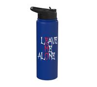 Leave me Alone | Emo Clothes | Emocore Emo Music Fan | Emo Stainless Steel Insulated Water Bottle