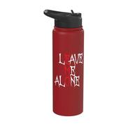 Leave me Alone | Emo Clothes | Emocore Emo Music Fan | Emo Stainless Steel Insulated Water Bottle